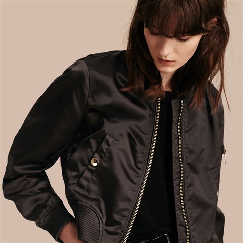 burberry cropped technical bomber jacket|burberry military jacket.